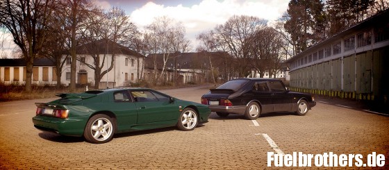 Saab_Lotus Saab 900 turbo & Lotus Esprit S4