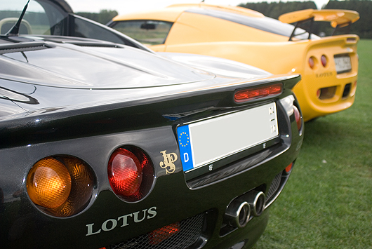 Lotus Elise Mk1 Auch als Nichtraucher kann man Zigarettenmarken gut finden