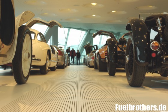 Mercedes-Benz Ausstellung Supersportwagen