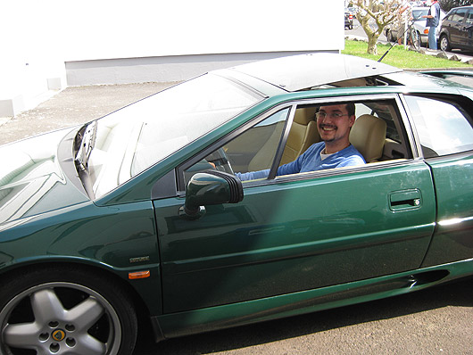 Lotus Esprit Ausfahrt Lotus Esprit Ausfahrt