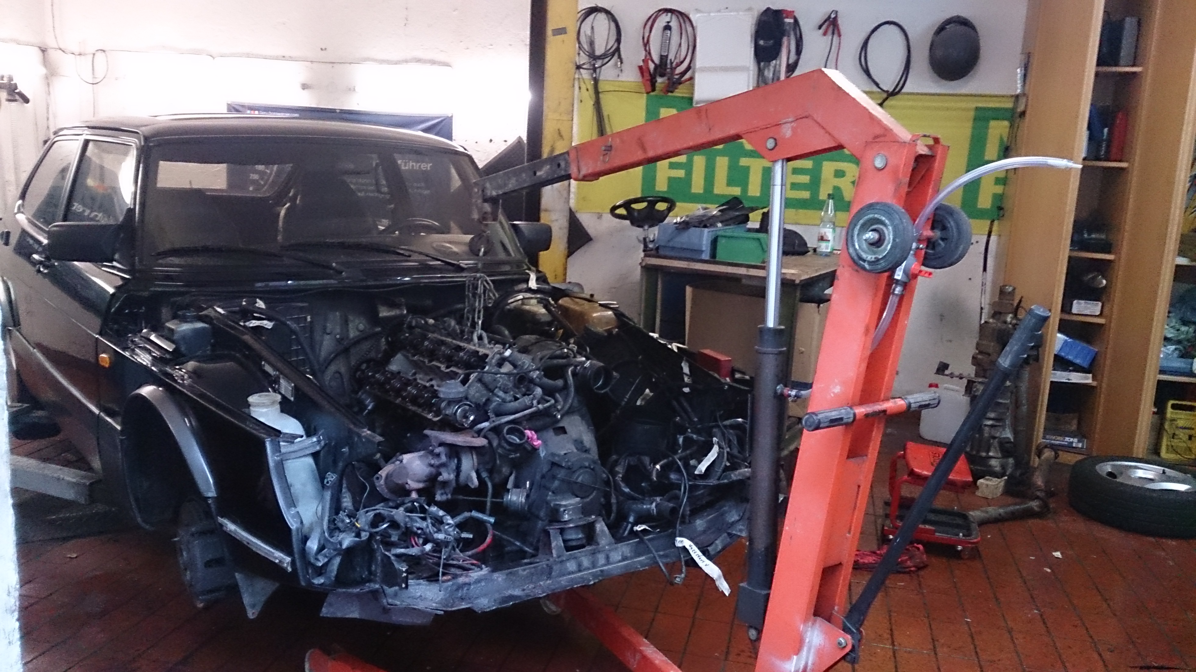 Saab 900 Restaurierung Motor Raus Fuelbrothers