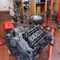#SAAB 900 Restaurierung – Motor raus