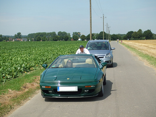 Lotus Esprit S4 geschoben Lotus Esprit S4 geschoben