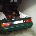 Der Lack ist ab… Saab 900 t16 beim Blecher