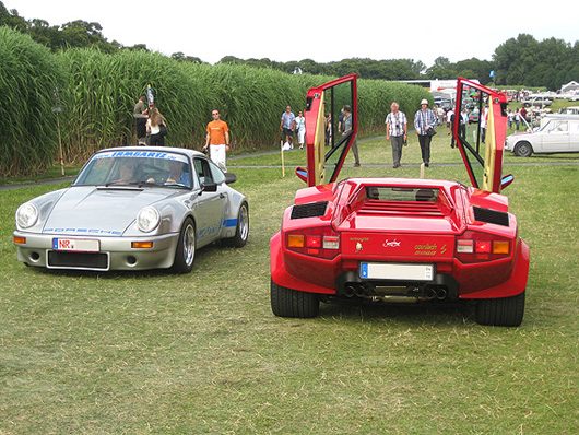 Lamborghini Countach Porsche 911 RS Lamborghini Countach Porsche 911 RS